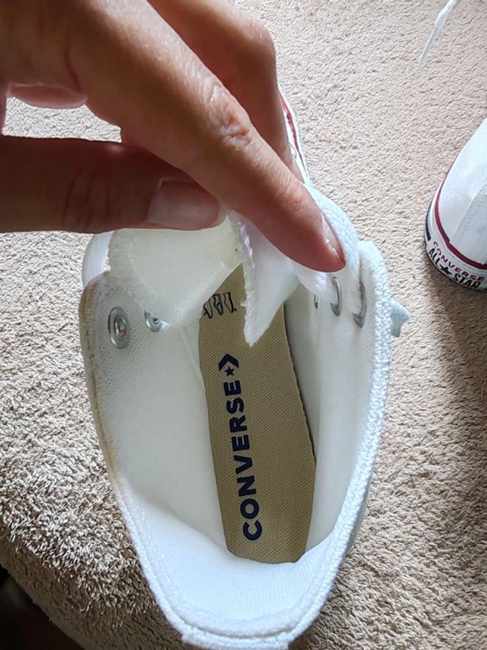 Converse blanche - photo numéro 4