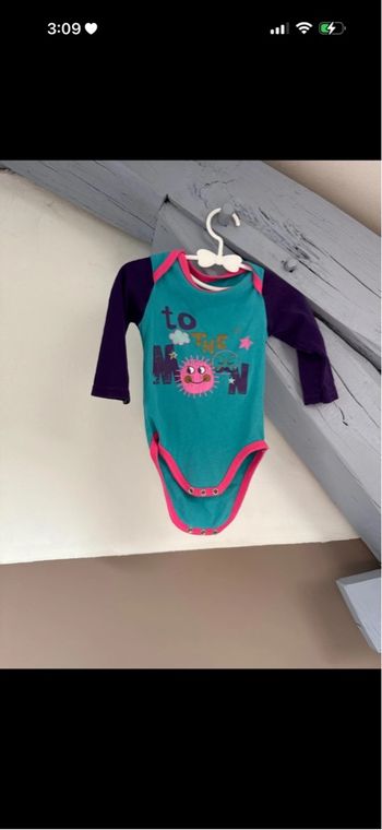 Body manches longues 12 mois 