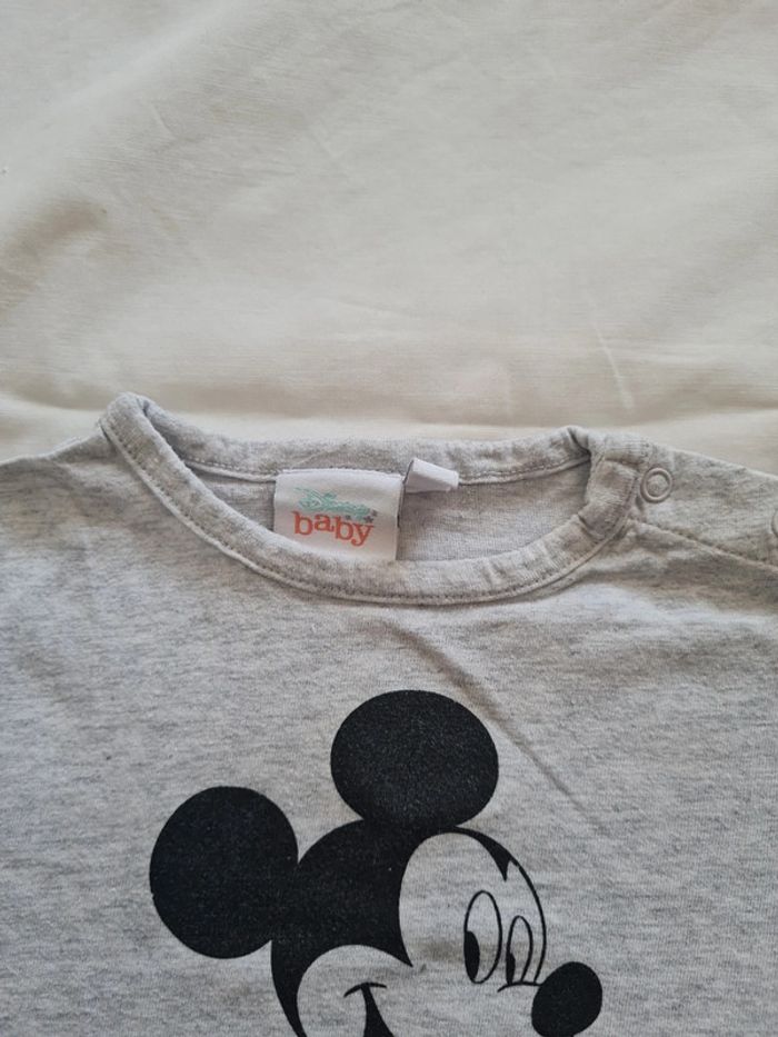T-shirt ML Mickey 18 mois - photo numéro 5