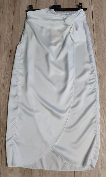Jupe blanche satinée TU