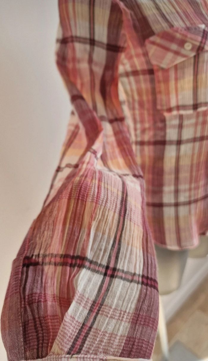 Chemise Mango à carreaux – neuve avec étiquette – coton – taille S / 36 - photo numéro 5