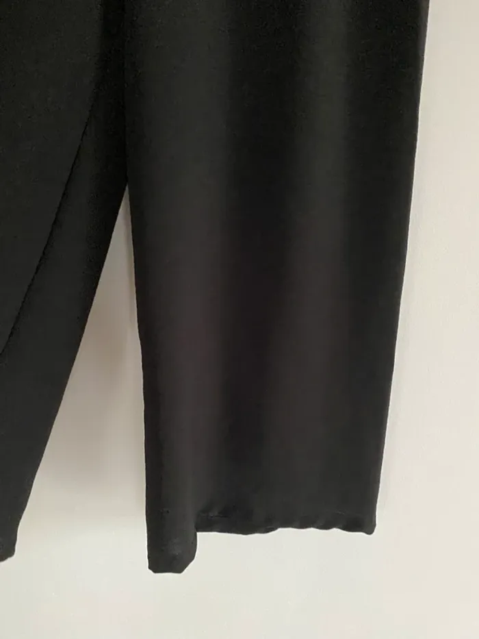 Pantalon noir fluide made in Italy taille unique avec ceinture - photo numéro 4