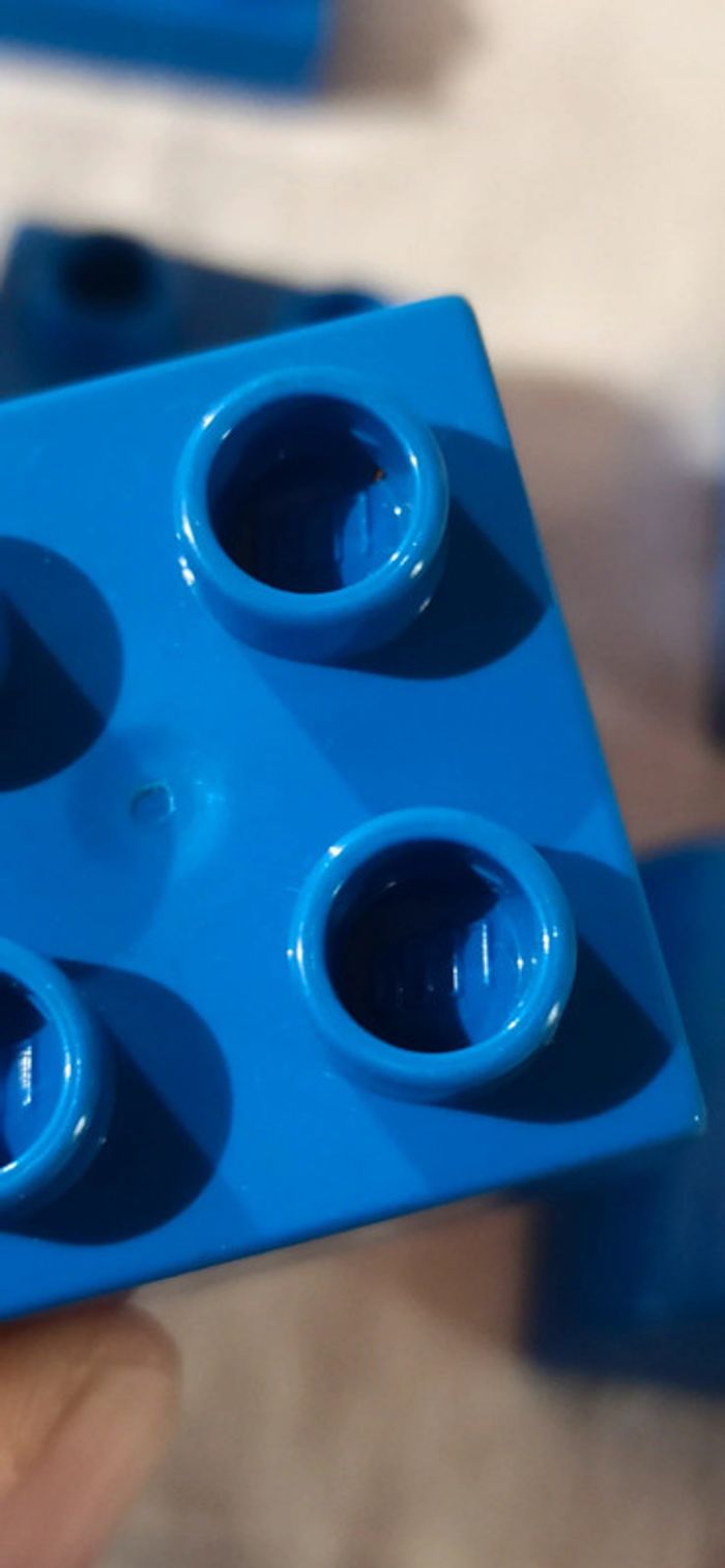 Briques de construction bleues lego duplo - photo numéro 9