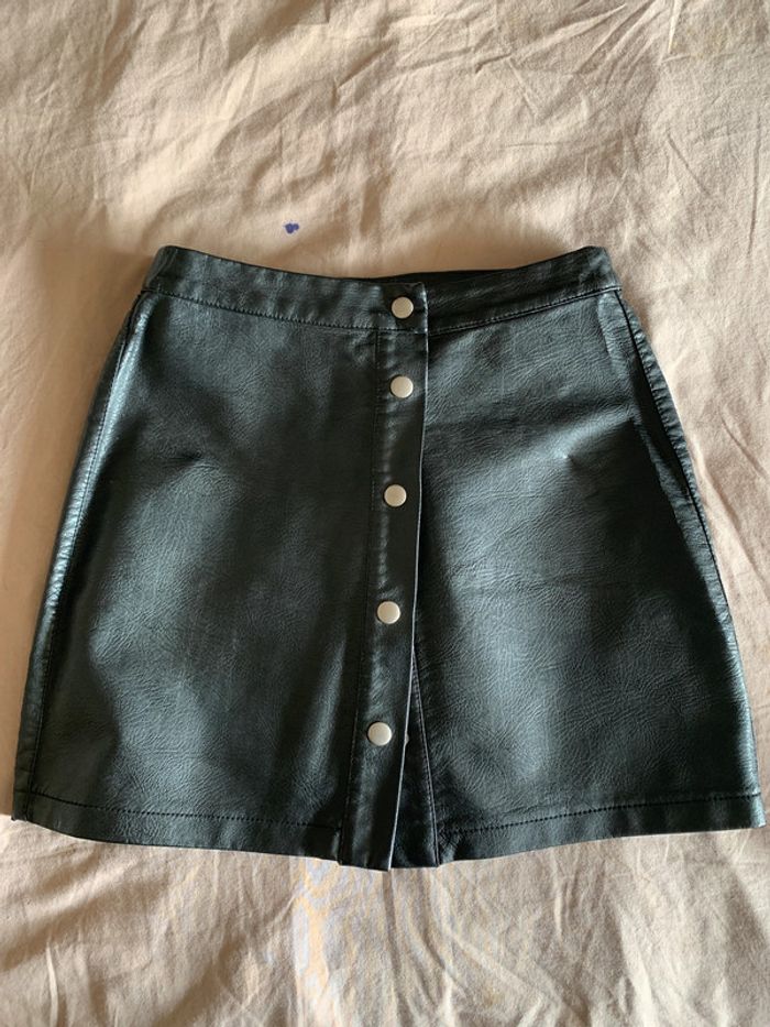 Jupe simili cuir