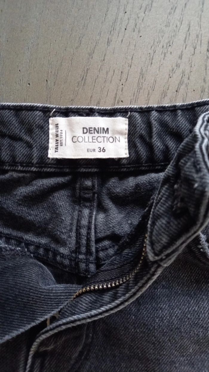 Short en jean noir - photo numéro 2