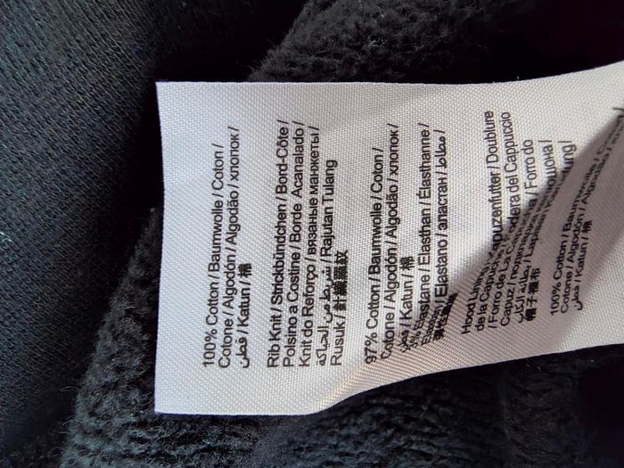 Sweat capuche ESPRIT homme taille XL noir - photo numéro 4