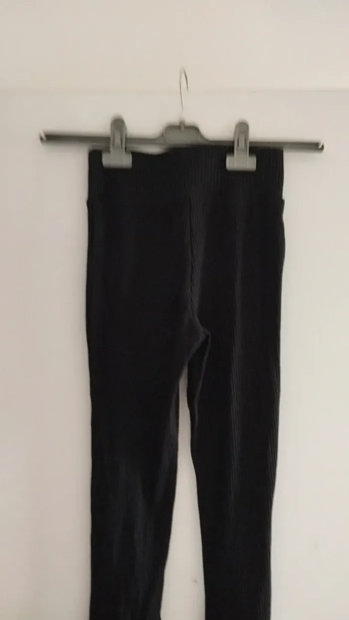 Pantalon noir patte d éléphant taille xxs kiabi - photo numéro 9