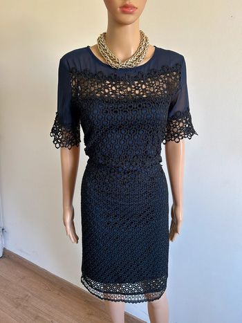 Robe noire et bleue marine neuve à manches courtes Jus d’Orange taille 3