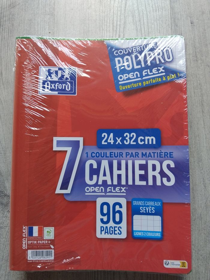 Lot 7 cahiers oxford 24x32 96 pages