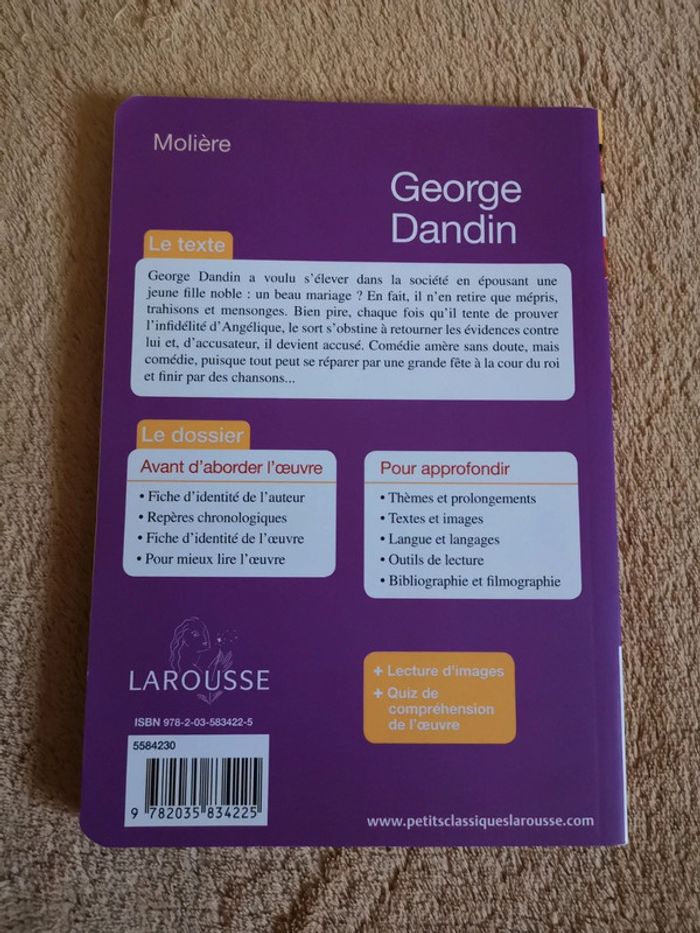 Livre George Dandin - photo numéro 2