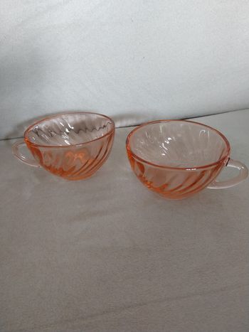 2 tasses à café vintage Rosaline