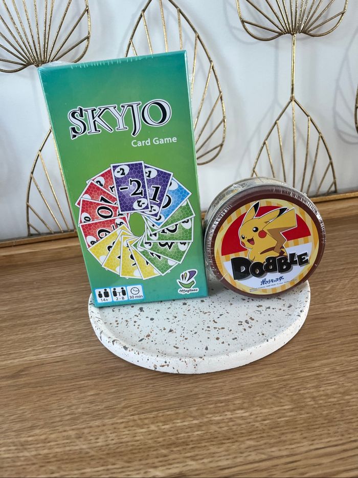 Skyjo et Dobble Pokémon neuf
