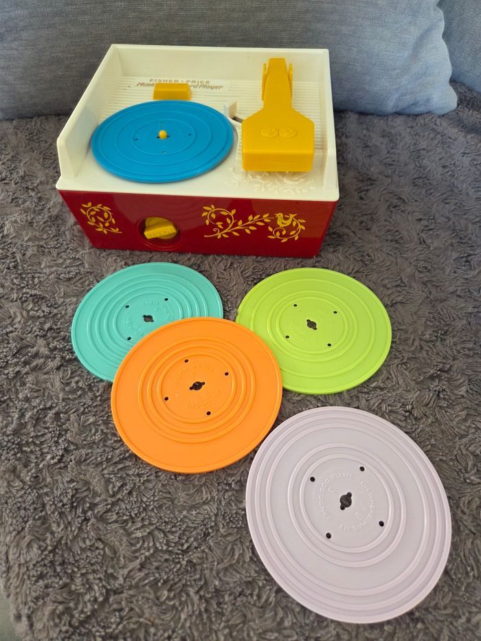 Tourne disque Fisher-Price vintage - photo numéro 1