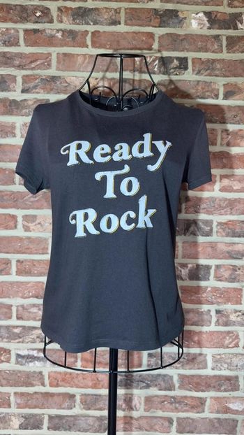 T-shirt gris Ready To Rock Kiabi XS / 14 ans