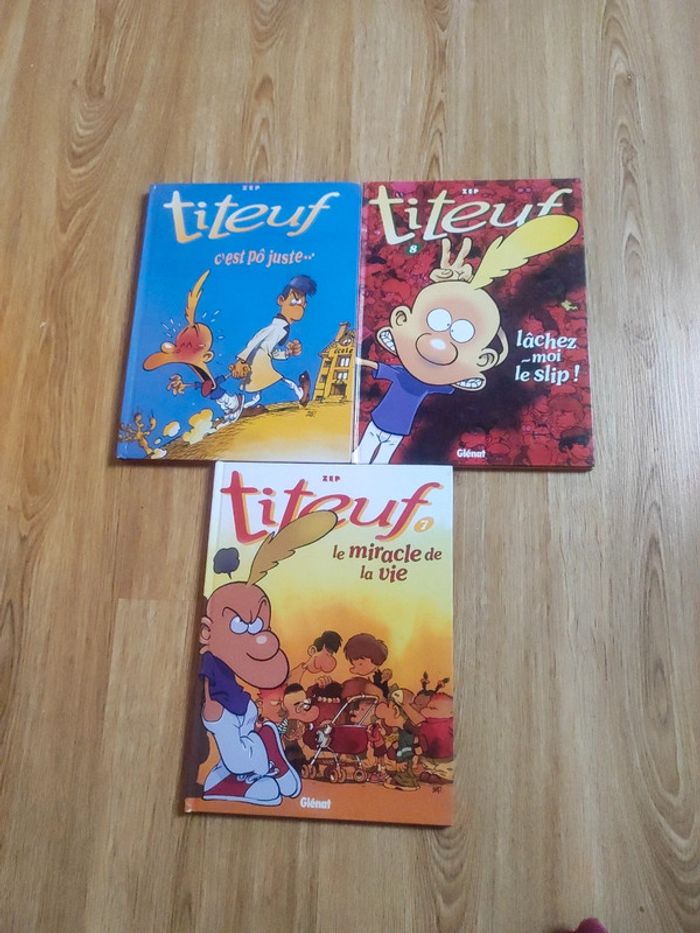 Trois BD Titeuf