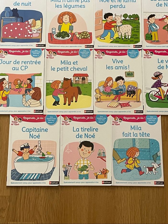 Lot 19 livres apprentissage lecture Regarde je lis avec Mila et Noé CP niveau 1 - photo numéro 6