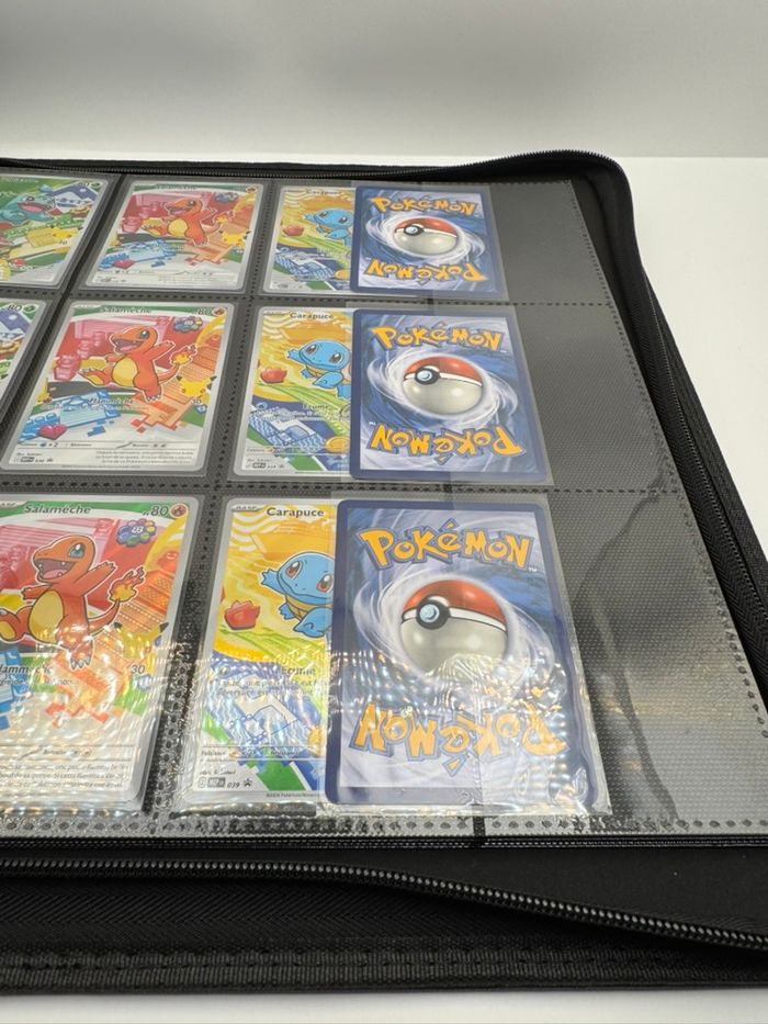 Classeur Pokémon / One Piece 480 cartes – Binder ZIP – Noir - photo numéro 9