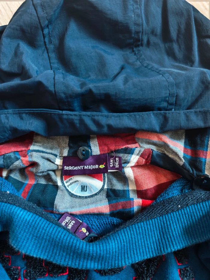 Veste de pluie 2 en 1 avec gilet intégré 4 ans - photo numéro 7
