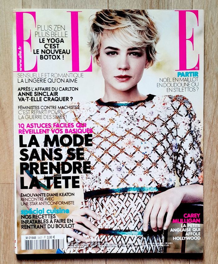 Magazine Elle n°3437 novembre 2011 spécial Carey Mulligan