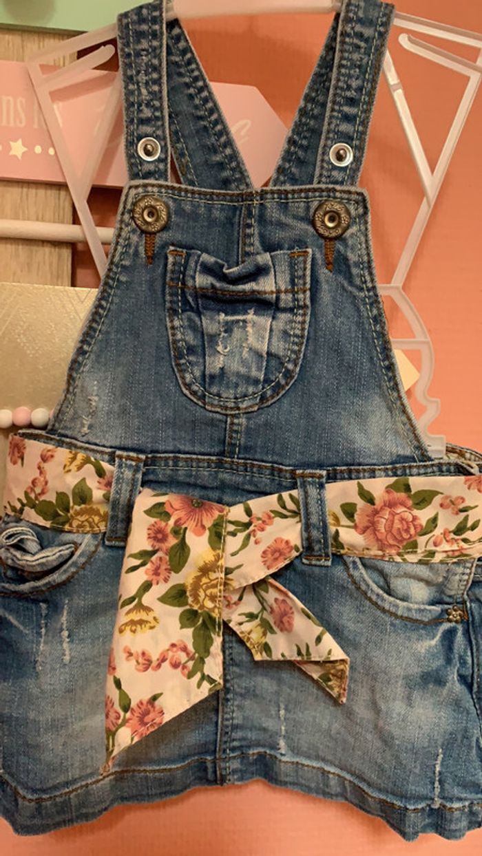 Robe en jeans Zara baby 6 mois - photo numéro 2