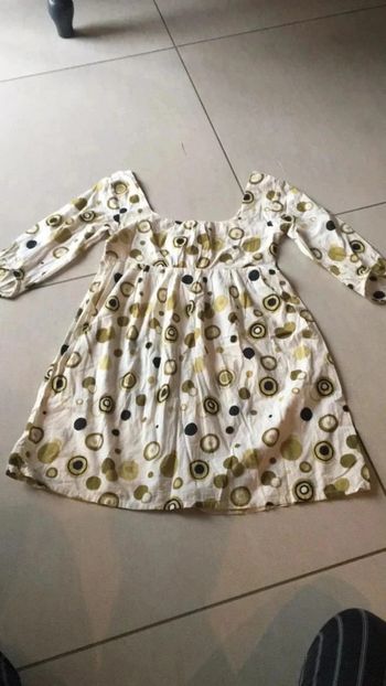 Robe motif rond 10ans