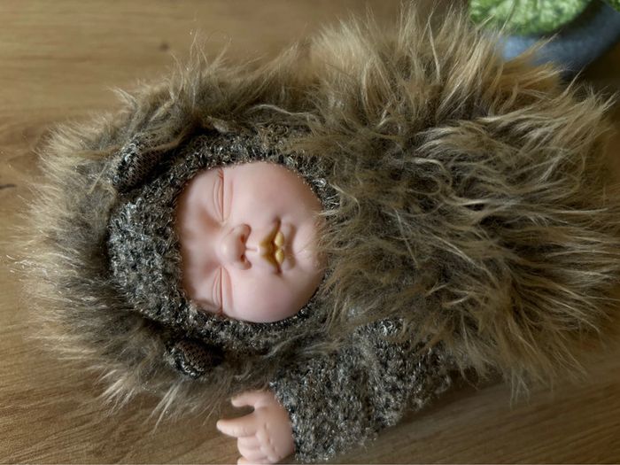 Peluche poupée bébé hérisson Anne geddes - photo numéro 2