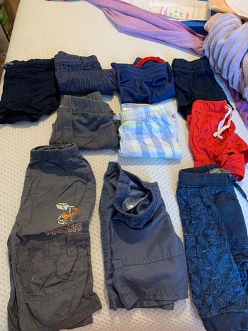 Short garçon taille 18 mois 