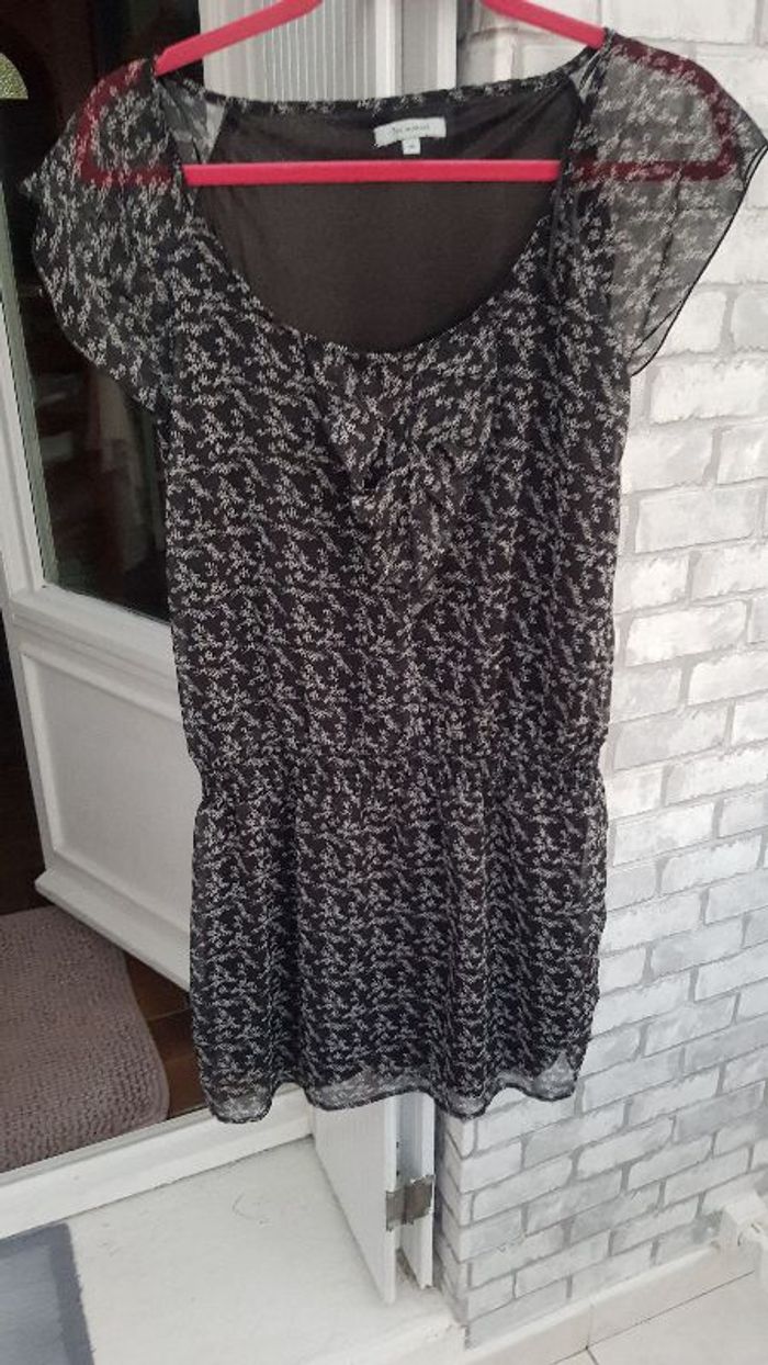 robe d'été noir en voile