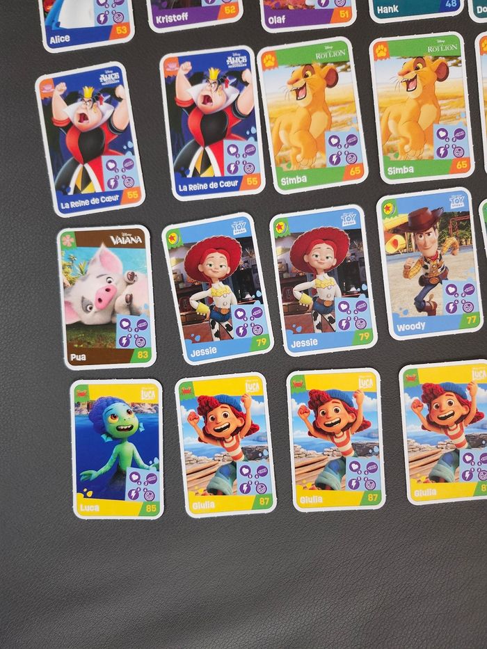 cartes enfant disney pixar lot ou unites jouons rêvons auchan - photo numéro 8