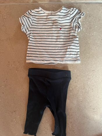 Ensemble bébé fille 1 mois