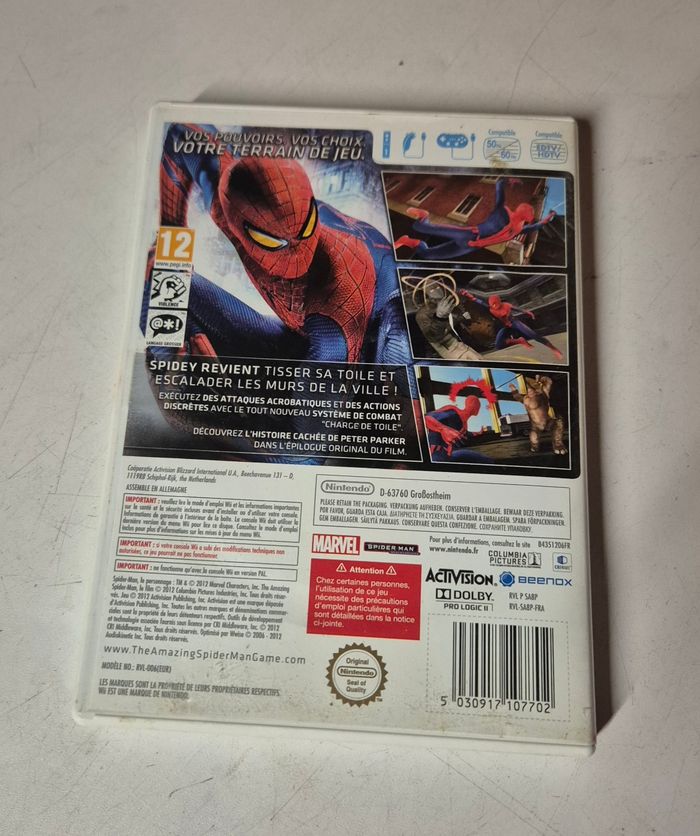 Jeu video Nintendo wii the amazing spiderman pal - photo numéro 3
