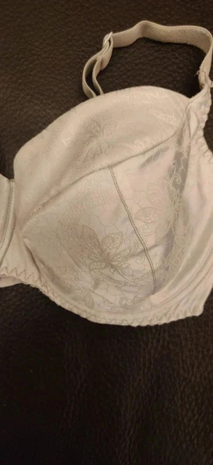 Soutien-gorge semi-paddé blanc - Gaia 95E - photo numéro 7