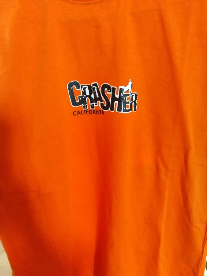 T shirt homme orange XS Crasher Surf - photo numéro 2