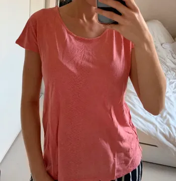 Tee-shirt fluide rose