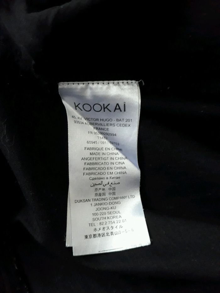 Short bermuda noir Kookai taille 38 - photo numéro 5