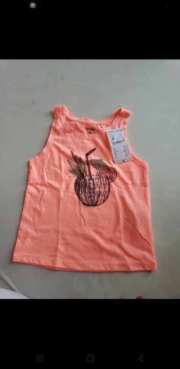 débardeur fille 4 ans neuf