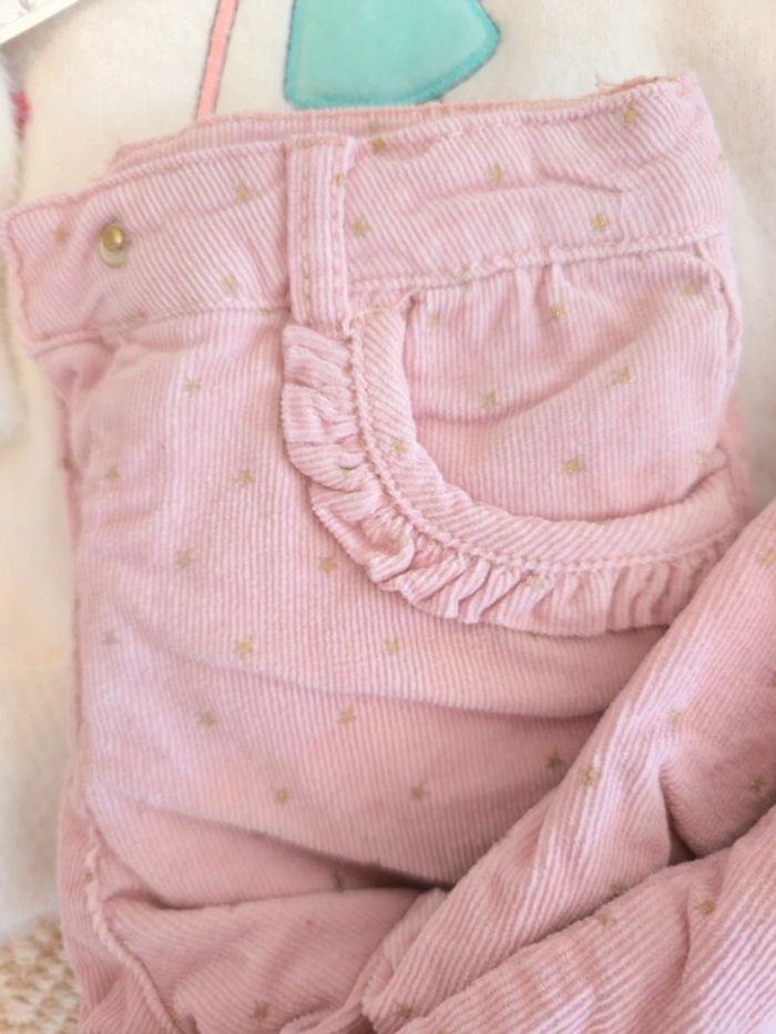Ensemble 3 pièces chaud rose : haut manches longues, pull et pantalon Orchestra 23 mois - photo numéro 2