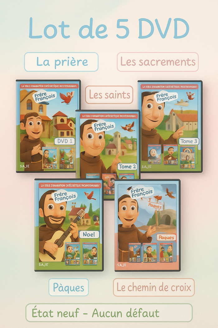 DVD Frère François Tome 1 à 5 neuf
