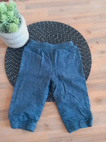 Pantalon bébé imitation jean – 12 mois