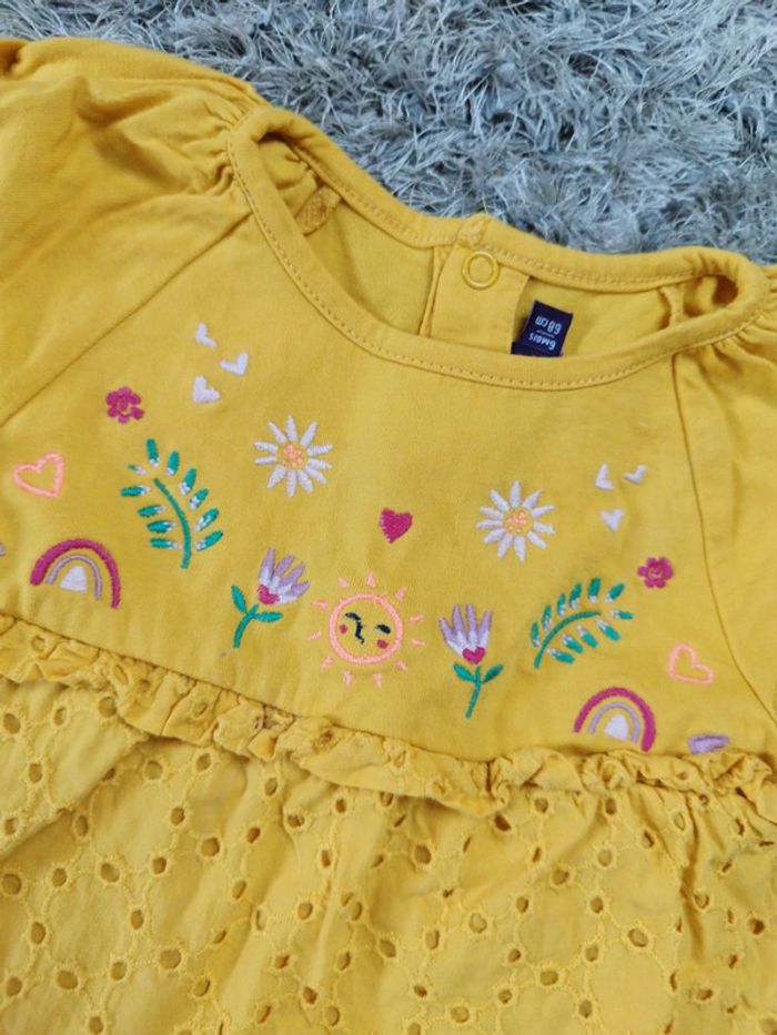 Magnifique t-shirt bébé fille sergent major manches courtes été 6 mois - photo numéro 3