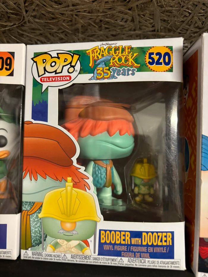 Funko Pop Fraggle Rock 35 years : Boober with Doozer #520