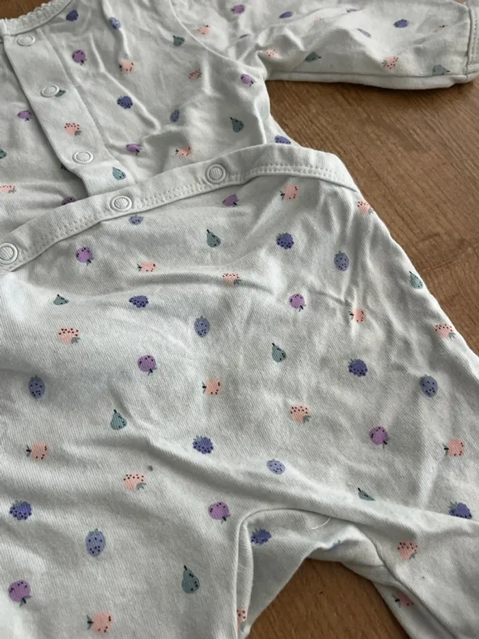 Pyjama grenouillère 1 mois coton kiabi - photo numéro 4