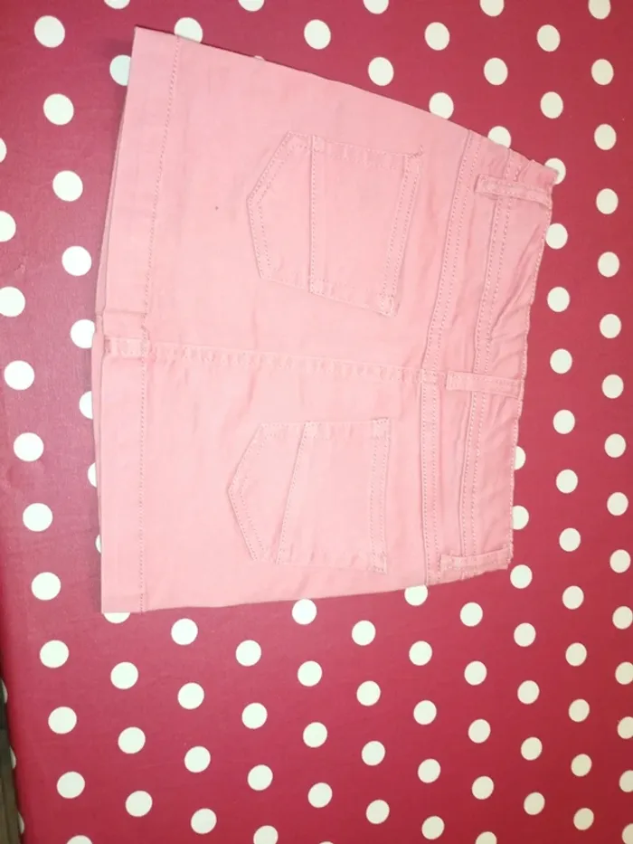 Jupe jean saumon 4 ans - photo numéro 2