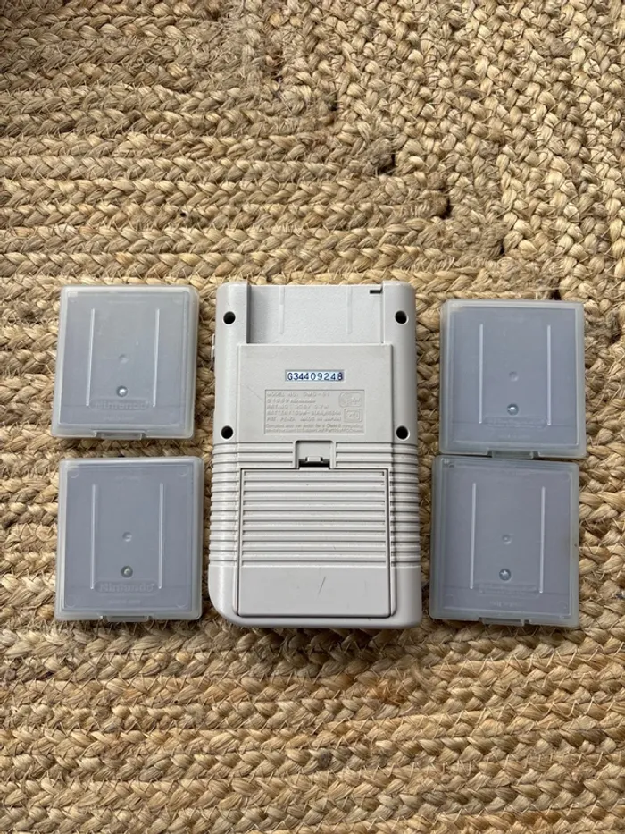 Game Boy Fat Original (DMG-01) en État de Marche avec 4 Jeux ! - photo numéro 3