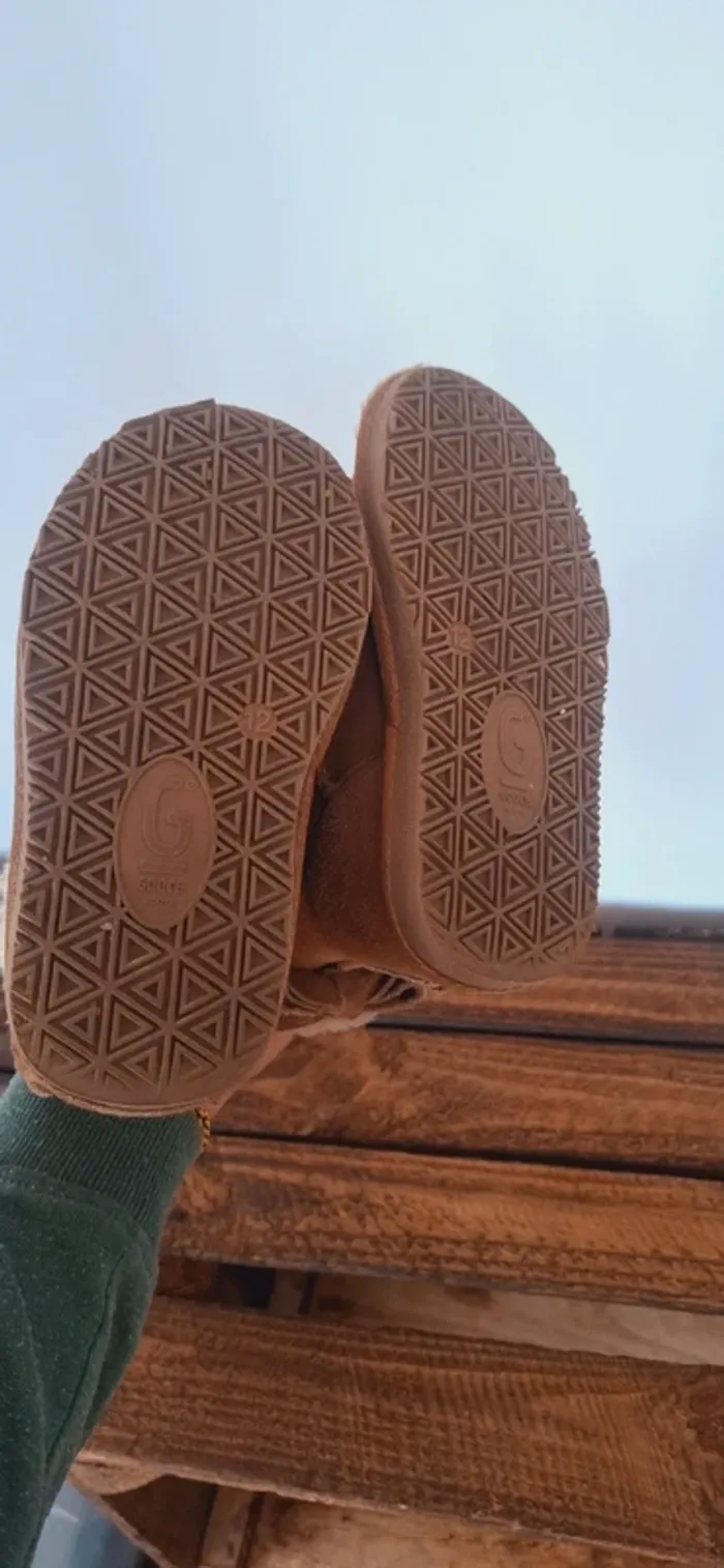 Bottines Gooce enfant – camel & beige - Taille 26 LA tendance - photo numéro 8