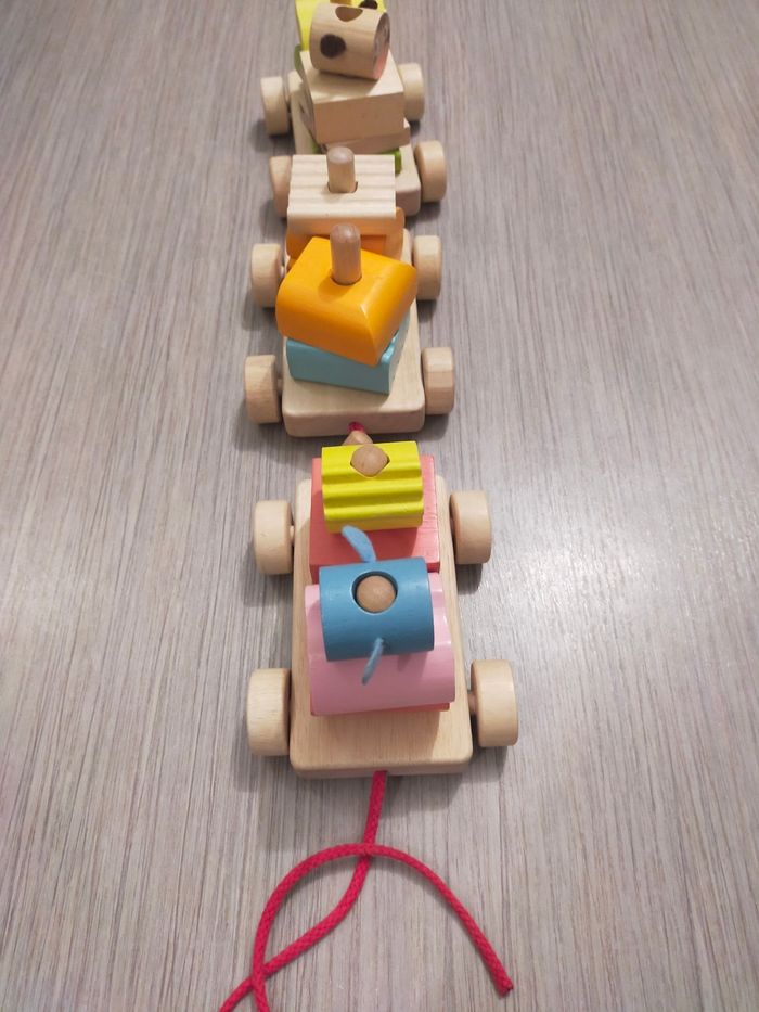 Train en bois créaferme - photo numéro 2