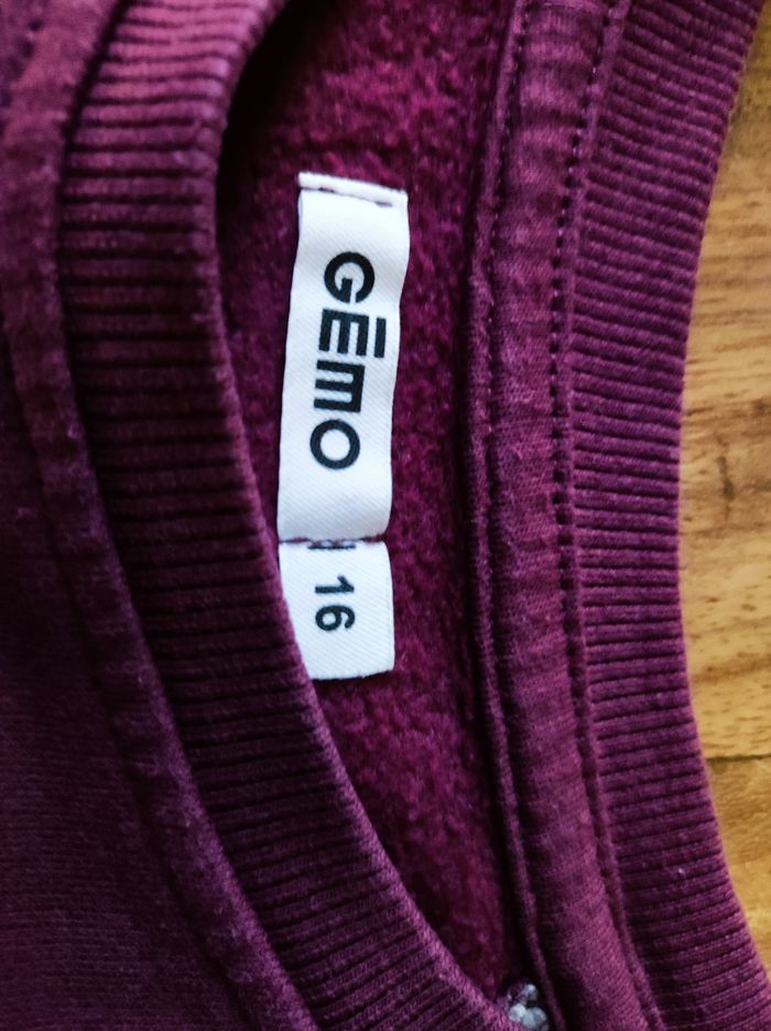 Sweat Gémo taille 16 ans - photo numéro 3