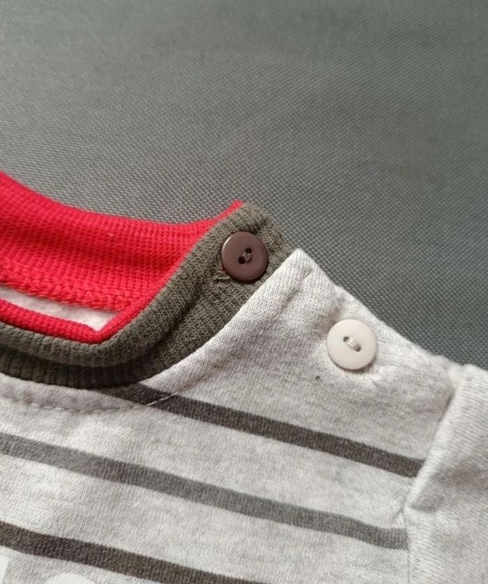 Sweat gris molletonné - photo numéro 5