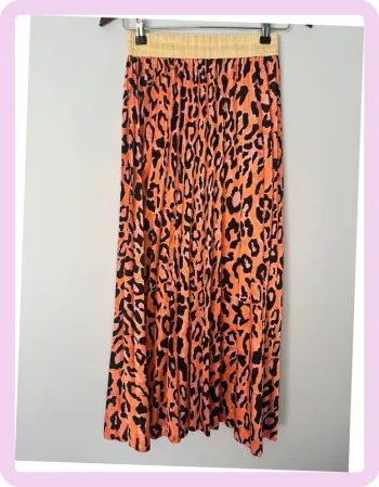 Jupe Longue Léopard – Garçonne – Taille Unique 👗