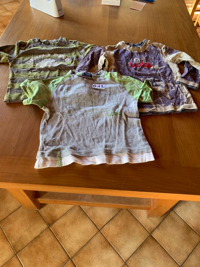 3 tee-shirts garçon